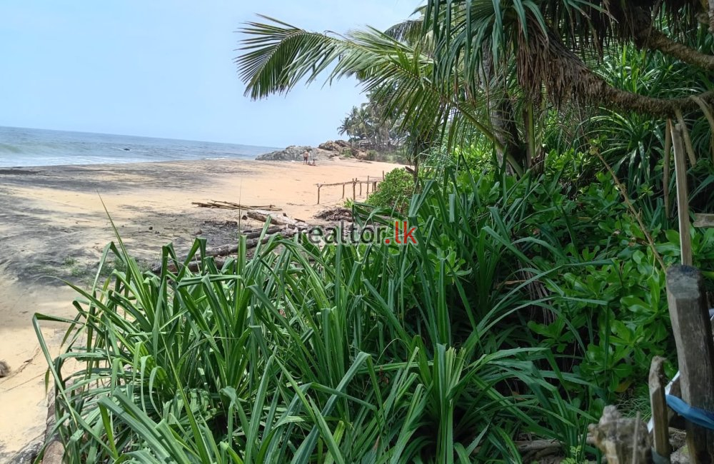 Beach Facing Land For Sale At Gintota