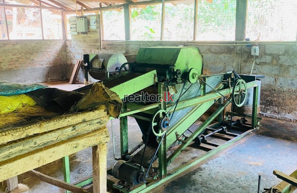 Coir Mill Factory & House For Sale In Beliatta