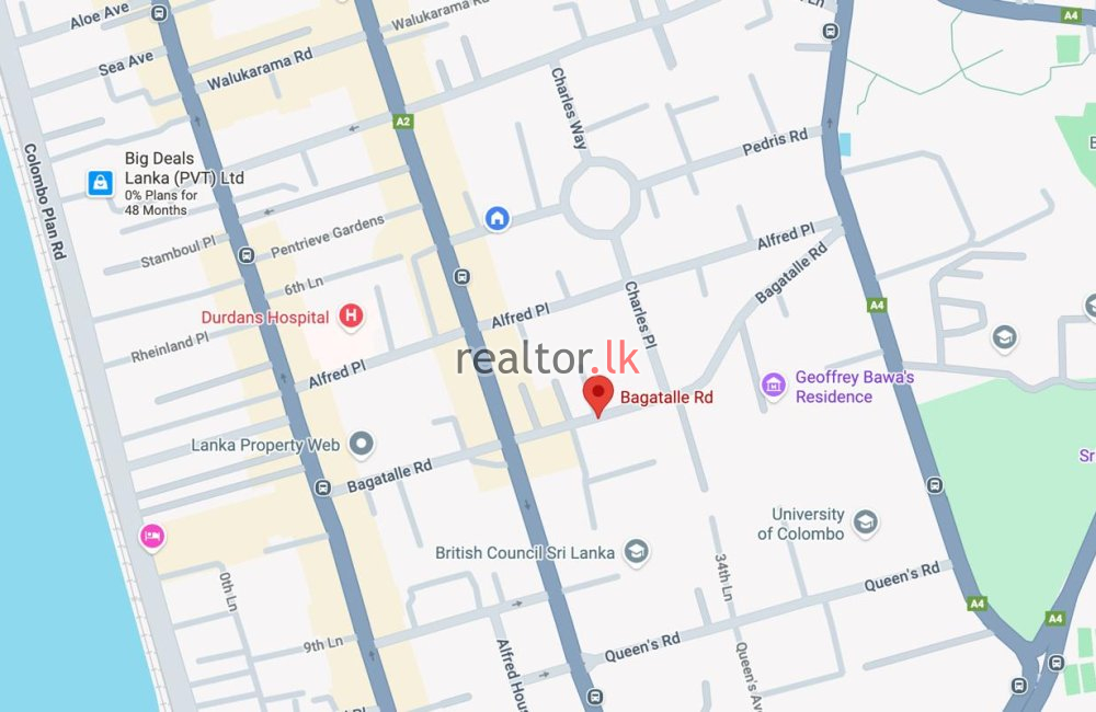 22P Land For Sale In Bagatale Rd Colombo 03