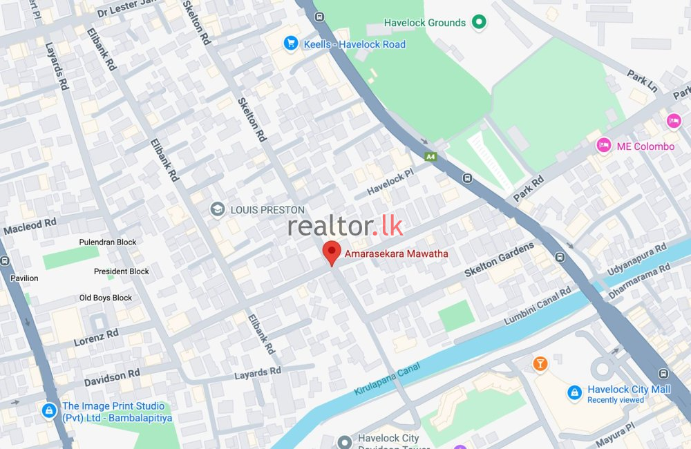 House For Sale In Amarasekera Mw Colombo 05