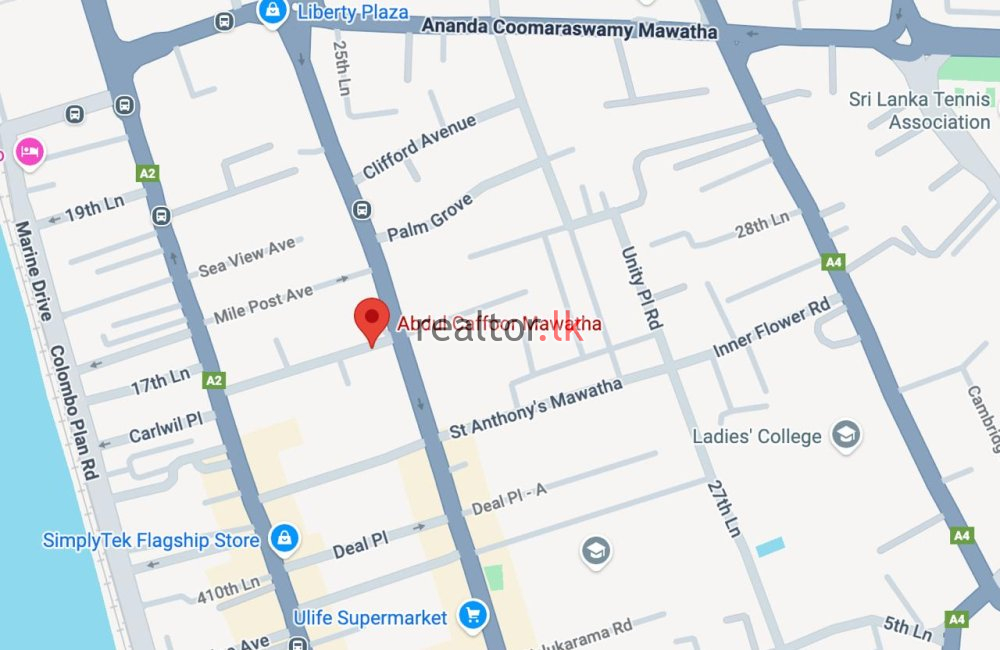 12P Land For Sale In Abdul Caffoor Mw Colombo 03